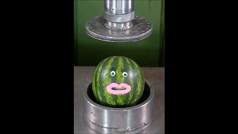 Watermelon vs compressor 🍉😂 #rumble #youtube #tiktok #viral #trending