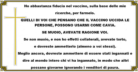 QUELLI DI VOI CHE PENSANO CHE IL 💉 ☠️ ⚰️UCCIDA LE PERSONE POSSONO USARMI COME 🐭CAVIA 🐀 SE MUOIO...