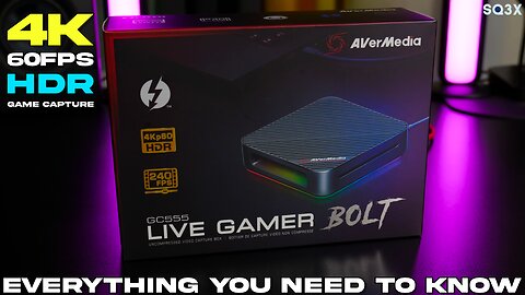 [4K] AVerMedia Live Gamer BOLT - The HIGHEST Quality Game Capture with 4K60 HDR 🎮