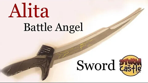 Make the Alita Battle Angel Sword out of Foam board or cardboard