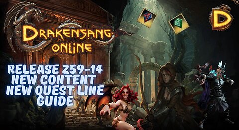 Drakensang Online, Release 259 14, New Content, New Quest Line, Guide, drakensang, Dso