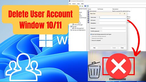 How to Delete or Remove a User on Windows 10 & 11