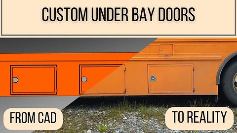 Custom Doors for the Under Bay! Skoolie Build Series Part 2
