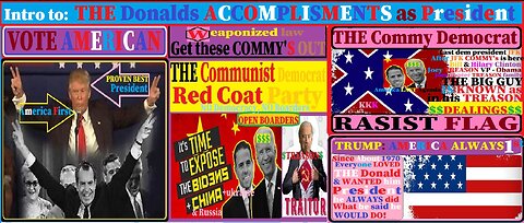 Say NO to the COMMY democrat party: look up Donald Trumps Accomplishments!596