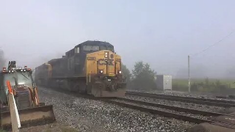 CSX B454 Loaded Sand Train from Sterling, Ohio September 16, 2023