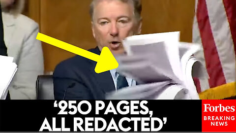 HHS Covid Corruption Coverup. Rand Paul Decries Efforts To Obscure His Document Requests