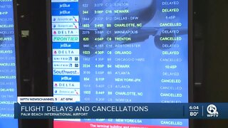 Thunderstorms delaying flights across Florida