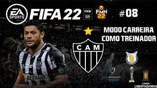 FIFA 22 MODO CARREIRA ATLÉTICO MG! OITAVAS DE FINAL DA COPA DO BRASIL!⚽#08