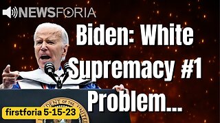 Biden: White Supremacy #1 Problem