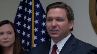 Florida Gov. Ron DeSantis talks face mask controversy