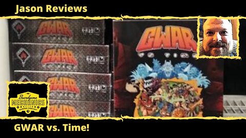 Jason's Board Game Diagnostics of GWAR vs. Time!