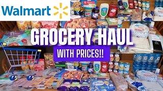 🛒NEW!! GROCERY HAUL | WITH PRICES | WALMART & FOOD LION | 2022