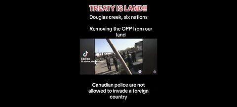 Douglas Creek Six Nations Removing OPP from their Land...