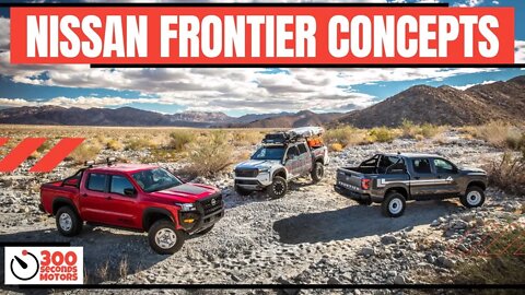 NISSAN debuts trio of 2022 FRONTIER concepts at Chicago Auto Show