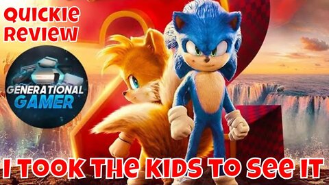 Sonic The Hedgehog 2 - Quickie Review With my Kids #Shorts