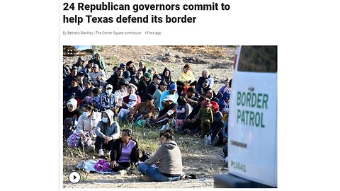 24 Republican governors commit to help Texas defend its border [READ]