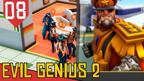 Invasão do AGENTE X! - Evil Genius 2 Ivan Vermelho #08 [Gameplay PT-BR]