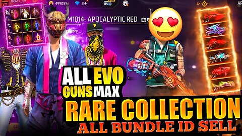 all Evo gun max|| all Elite pass|| most rare id in free fire low price 😉😉