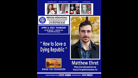 #305 - Matthew Ehret - "How to Save a Dying Republic"