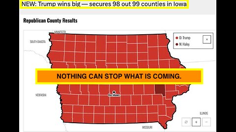 BREAKING: Trump Wins Landslide Iowa Primary As Globalists Provoke WWIII to Avoid What is Coming