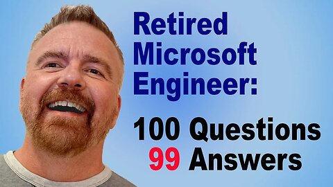 We asked a Retired Microsoft Windows Engineer 100 Questions! Why oh Why? Find out!