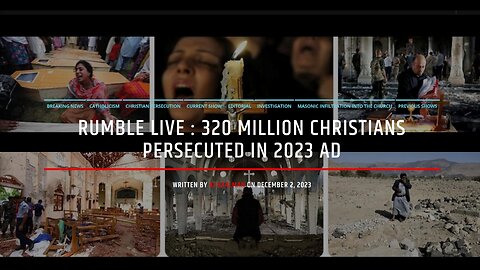 320 Million Christians Persecuted In 2023