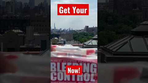 Bleeding control kit is a necessity in big cities.
