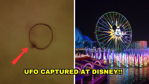 UFO Was Captured at Disney California Adventure 😱