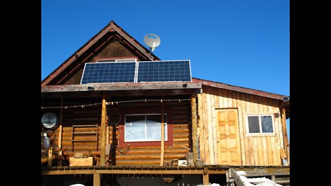 OFF GRID - SOLAR FOR A LOG CABIN