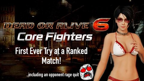 DEAD OR ALIVE 6 - First Ever Try at a Ranked Match! (Momiji)