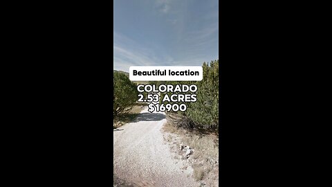 Beautiful area. 2.53 Acres for Sale in Colorado for $16900