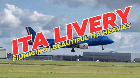 Plane Spotting Rome Fiumicino | Beautiful ITA Heavies & Amazing Evening Light