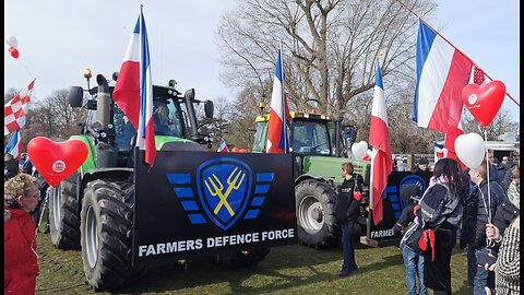 MASSIVE Dutch farmers protest against tyranny