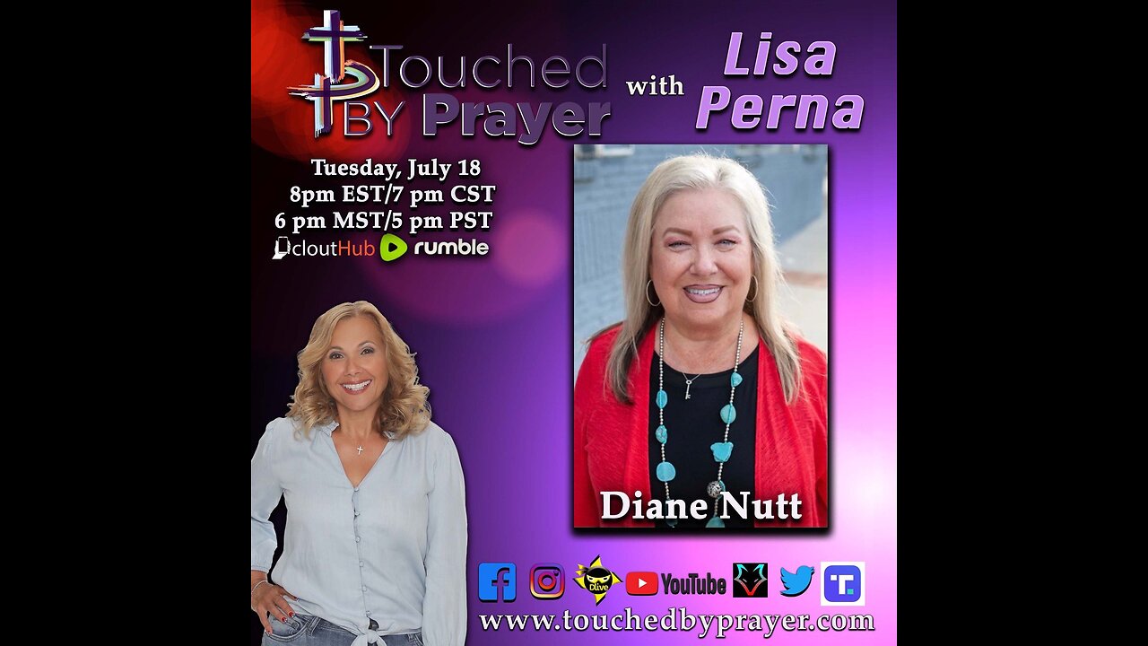 Touched By Prayer Arise And Shine Walking In The Glory with Diane Nutt