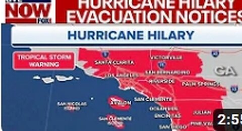 Hurricane Hilary: California EVACUATION notices issued, flash flood alerts activated storm surge