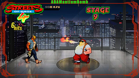Streets of Rage 4 | Stage 09 – Y Tower, Hard Mode, Feat: Axle Stone (Streets of Rage, 2020 PS4) #ps4