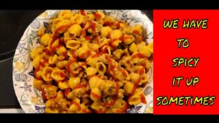 What's Cooking with the Bear? Spicy Mac & cheese #goodfood #cheese