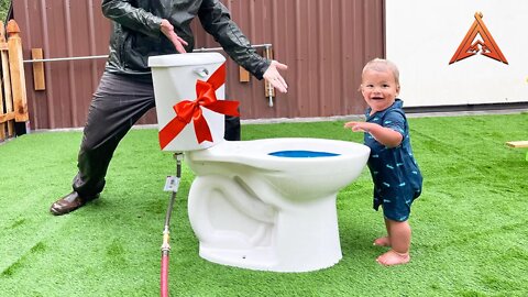 Giving My Toddler a Toilet for His 1ST Birthday