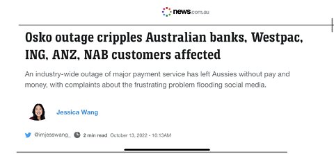 Aussie banks crippled by outage.Diesel global chaos?Labgrown brain cells play “Pong”!