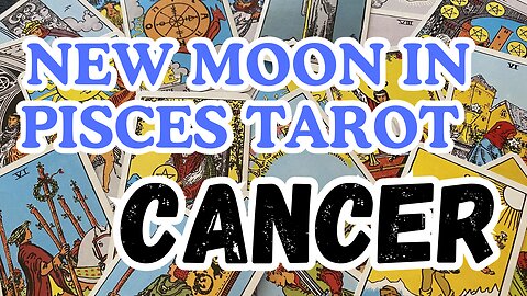 Cancer ♋️- Breaking co-dependent patterns! Pisces New Moon 🌑 Tarot reading #cancer #tarotary