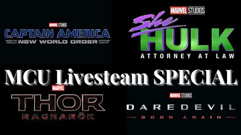 Sunday Livestream MCU SPECIAL Edition!!! Cap America 4, Daredevil DS Series, She-Hulk Ep 1 Wrap Up