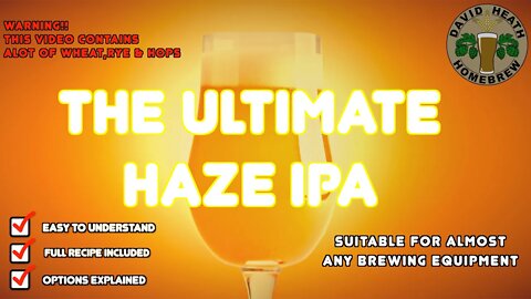 The Ultimate Haze IPA Wheat & Rye🍺 Continuous Hopping