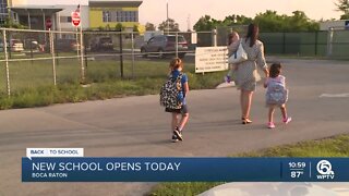 Students start school year at Palm Beach County's newest school