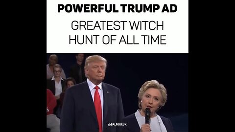 NEW TRUMP CAMPAIGN AD💜🇺🇸🏅EXPOSE WICKED WITCH HUNT HOAX OF THE CENTURY🇺🇸🏛️🗽⭐️