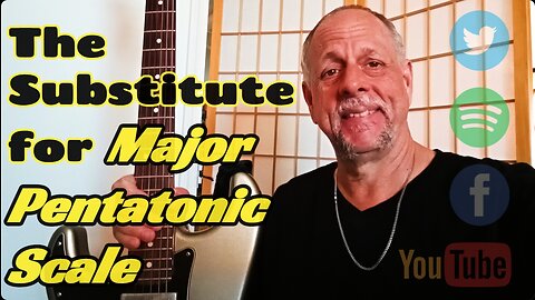Use This Scale Instead Of The Major Pentatonic Guitar Scale, Guitar Lesson, How To Play/Use It - Brian Kloby Guitar