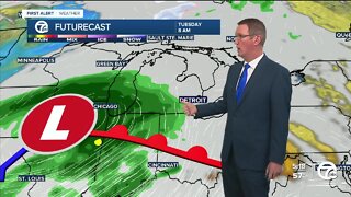 Heavy rain possible Tuesday