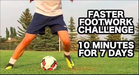 How to improve your footwork in soccer | 10 Soccer drills for faster soccer footwork