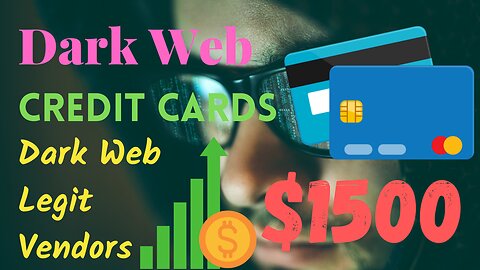 Dark web Credite Card! Have $1500 By Only 119 USD! Too Legit To Legit Vendors service!