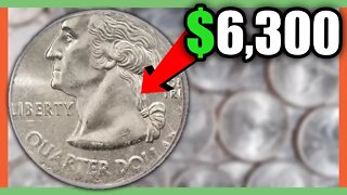 $6,300 RARE QUARTER TO LOOK FOR - STATE QUARTERS WORTH MONEY!!!