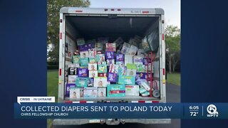 South Florida church sends thousands of diapers to help Ukrainian families